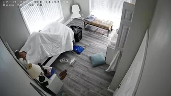 Hidden Cam - caught wife masturbating, fucking herself with a hairbrush