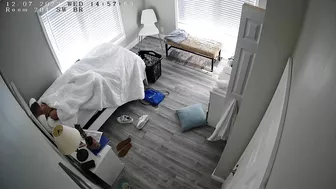 Hidden Cam - caught wife masturbating, fucking herself with a hairbrush