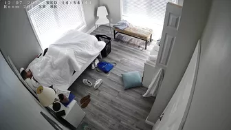 Hidden Cam - caught wife masturbating, fucking herself with a hairbrush