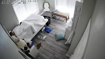 Hidden Cam - caught wife masturbating, fucking herself with a hairbrush