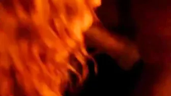 British Redhead Petite with Small Tits Gets Facials from Big Cocks in Interracial 3Some