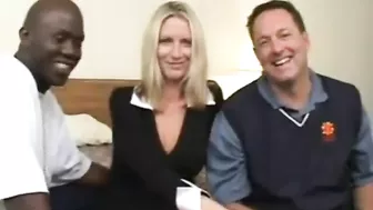 Elegant Wife Wild Interracial Gangbang with Big Black Cocks Elegant Wife Wild Interracial Gangbang with Big Black Cocks