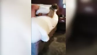 Interracial Swinger Hubby Films Wife Gangbang with Strangers in Hotel
