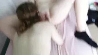 Interracial Threesome with Bisexual Girls - Homemade Amateur Porn