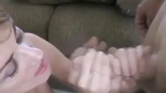 MILF Swingers' Group Suck & Blowjob with Granny Cumshot Facial