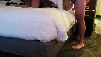 Interracial Gangbang Threesome with Big Black Cocks and Hot Wife