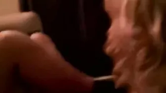 Blonde Milf Gangbang Threesome with Big Tits and FMM