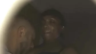 Unleashed Desires - Ebony Slut Wild Threesome with Two Guys