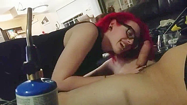 College Sluts' Homemade Threesome with Big Cocks and Hot Blowjobs