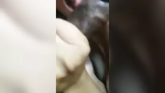 Interracial Gangbang Threesome with Big Black Cocks