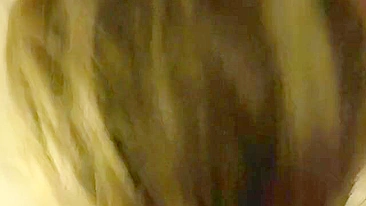 Interracial Amateur Threesome with Front & Back BBC Gangbang Slut