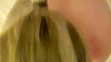 Interracial Amateur Threesome with Front & Back BBC Gangbang Slut