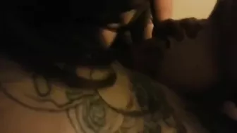 Amateur Lesbian Threesome Eats Pussy and Takes Cock in Homemade FFM Group Sex