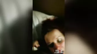 Redhead Slut Gangbang Threesome Cumshot Facial FMM