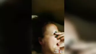 Redhead Slut Gangbang Threesome Cumshot Facial FMM