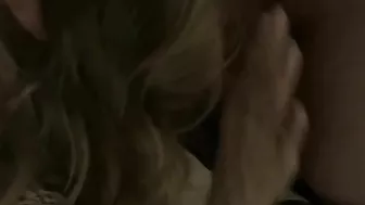 Amateur MILF Wife Gets Pussy & Blowjob in Threesome with Big Tits