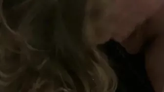 Amateur MILF Wife Gets Pussy & Blowjob in Threesome with Big Tits