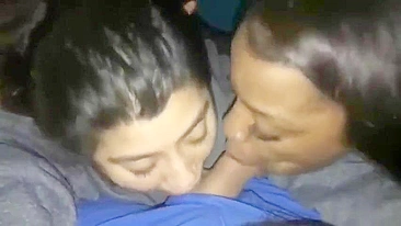 Interracial Threesome Blowjob Amateur Homemade Porn