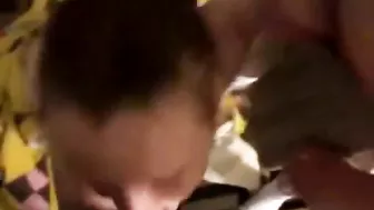 MILF Wife Double Blowjob & Gangbang with Cuckold Hubby