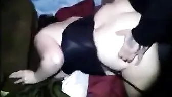 Amateur Wife Gets Gang Banged on Beach by Strangers in Anal Dogging Action