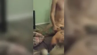 Blonde Wife Amateur Threesome Gangbang