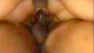 Wife Squirting Orgasm in Amateur Threesome with BBC and Double Penetration