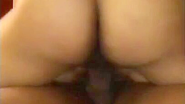 Wife Squirting Orgasm in Amateur Threesome with BBC and Double Penetration
