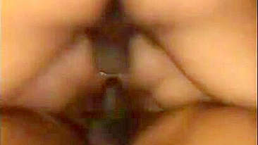 Wife Squirting Orgasm in Amateur Threesome with BBC and Double Penetration