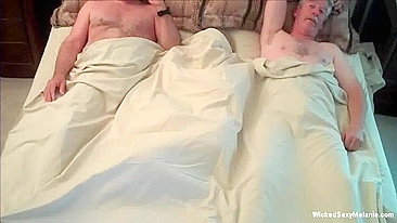 MILF Gangbang in Hotel Room - Homemade Wife Threesome