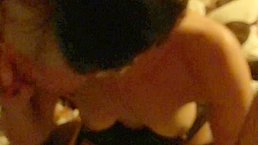 Asian MILF Sucks Two Cocks in Homemade Threesome