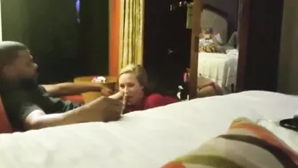 Interracial Hotwife BBC Threesome with Cuckold Hubby