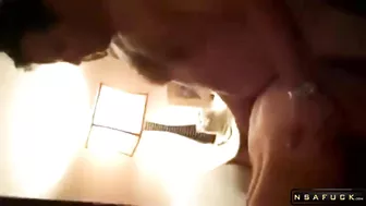 Blonde MILF Gangbang with Two Studs in Homemade Threesome