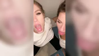 Amateur Threesome Blowjob - Luckiest Cock Alive!