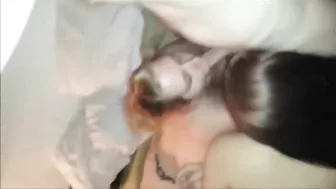 Amateur Bisexual Threesome - Lesbian Girlfriends Lick Pussies in Homemade Group Sex