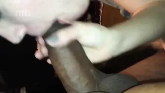 Interracial Gangbang Wife Threesome with Big Black Cocks