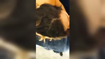Chubby BBWs Blowing in Homemade Threesome Suckfest