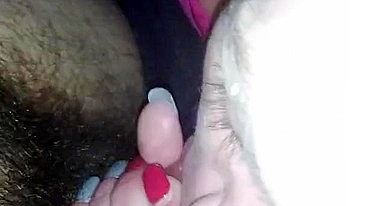 Married Slut Homemade Threesome with Hubby & Friend