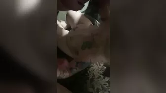 Amateur Wife Double Blowjob Threesome with Two Dicks