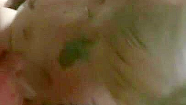 Amateur Wife Double Blowjob Threesome with Two Dicks