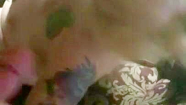 Amateur Wife Double Blowjob Threesome with Two Dicks