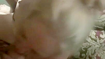 Amateur Wife Double Blowjob Threesome with Two Dicks