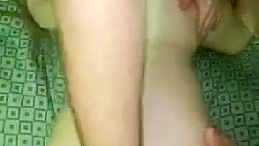 Rough Threesome with Shared Slut and Two Men