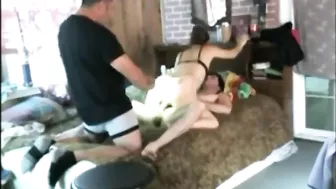 Amateur Wife Wild Threesome with Two Men in Homemade Porn Video