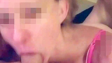 Blonde Wife Hot Homemade Threesome with Cuckold Hubby & Friend