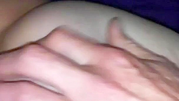 Homemade BBW Wife Threesome with Cuckold Hubby and FMM Gangbang