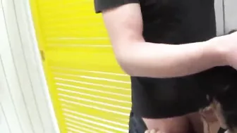 Amateur Bisexual Threesome Fun at the Mall