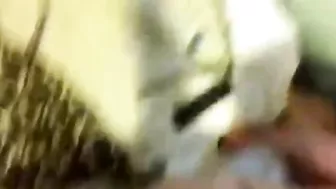 Blonde Teen Gets Double Facial in Amateur Threesome Gangbang