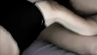 MILF Wife Threesome with Two Cocks & Blowjob in Homemade Gangbang