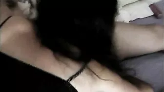 MILF Wife Threesome with Two Cocks & Blowjob in Homemade Gangbang