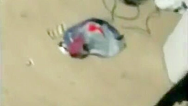 Amateur Wife Gets Gangbanged in Homemade Threesome with Hubby & Friend